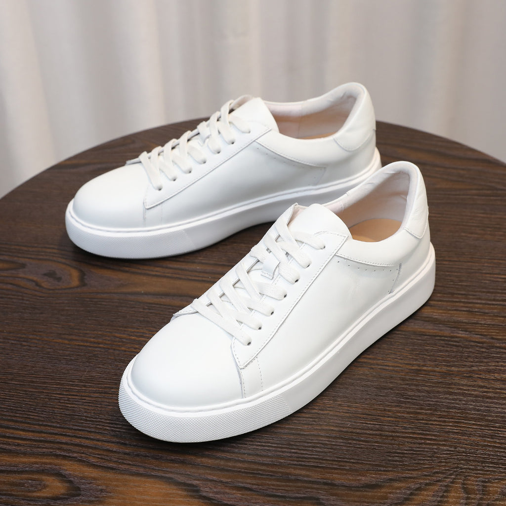 Men's Premium Gradient Burnished Leather Sneakers