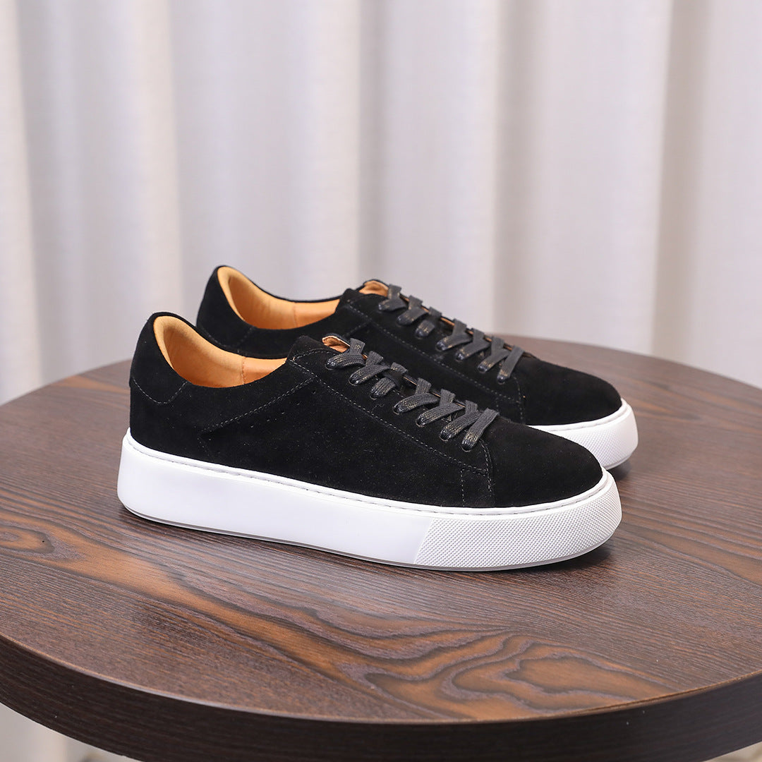 Men's Premium Suede Low-Top Casual Sneakers