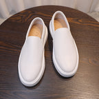 Men's Premium Pebbled Leather Slip-On Loafers