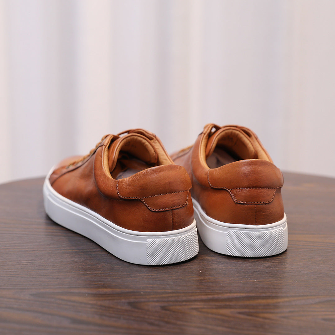 Men's Premium Minimalist Soft Leather Sneakers