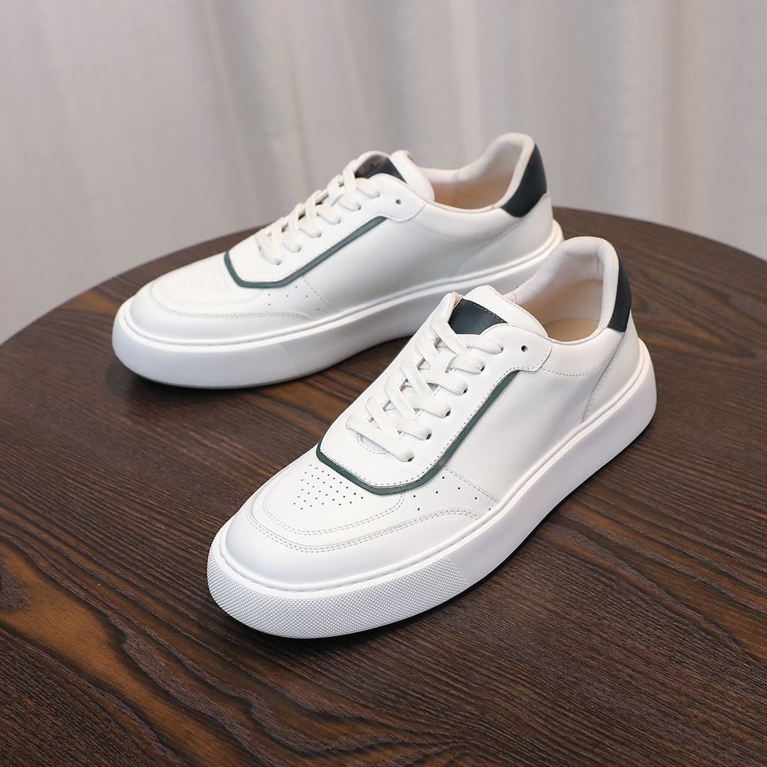 Men's Premium Retro GAT Colorblock Leather Sneakers