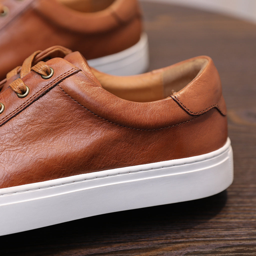 Men's Premium Minimalist Soft Leather Sneakers
