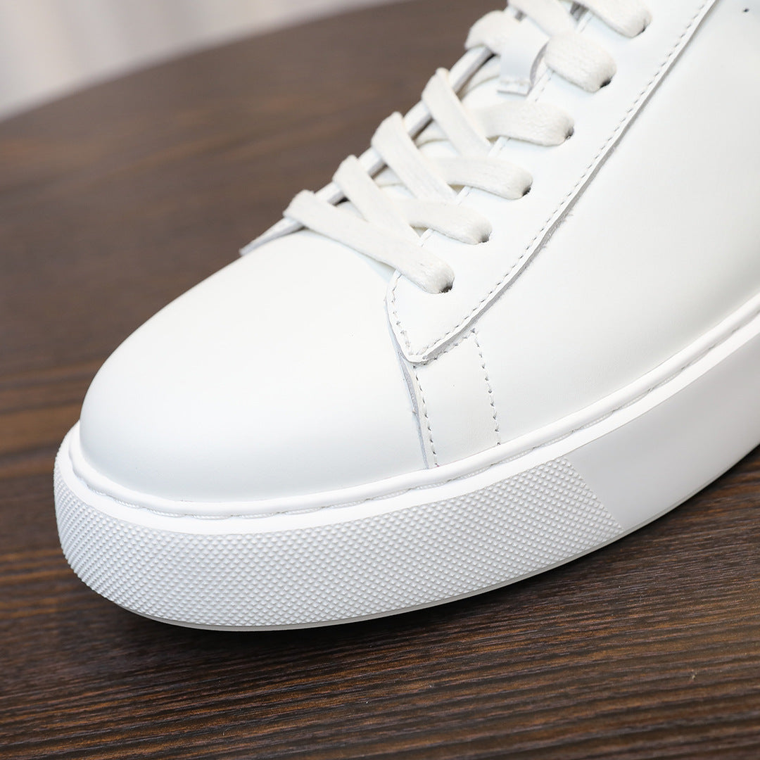Men's Premium Gradient Burnished Leather Sneakers
