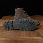 Men's Suede Wingtip Brogue Lace-Up Ankle Dress Boots