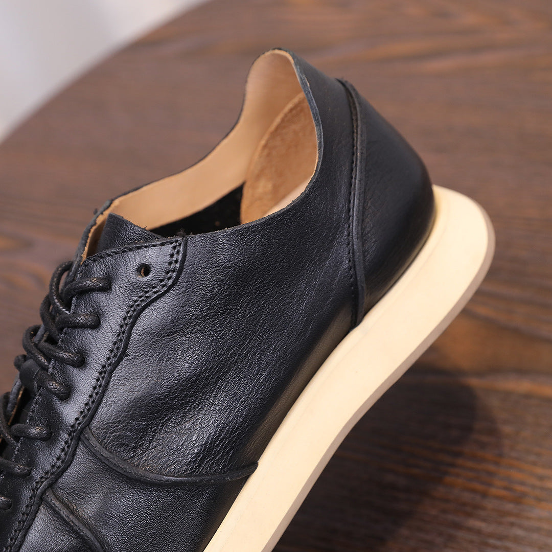 Men's Premium Retro Runner Leather Casual Sneakers