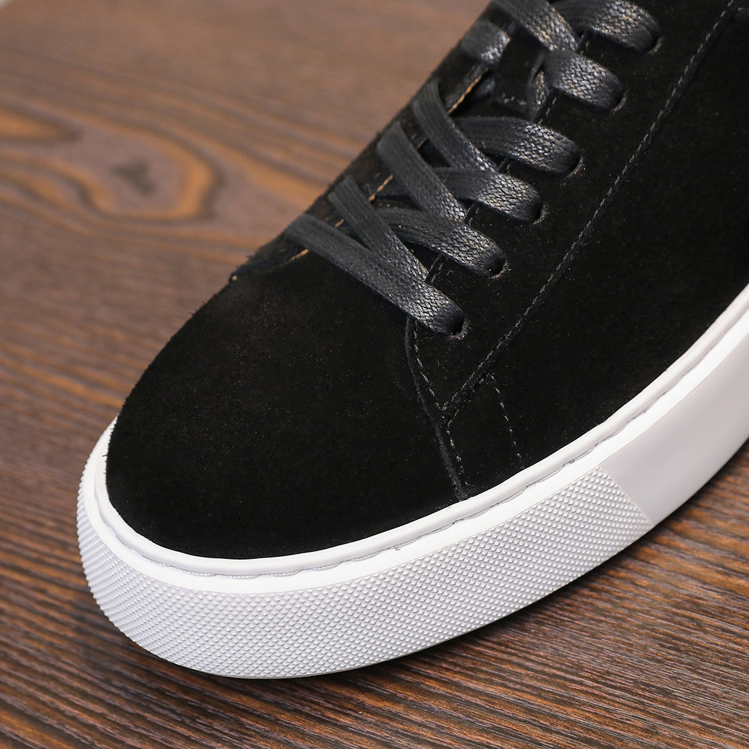 Men's Premium Suede Low-Top Casual Sneakers