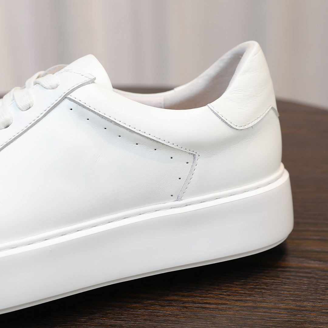 Men's Premium Gradient Burnished Leather Sneakers