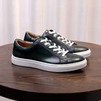 Men's Premium Gradient Patina Leather Sneakers