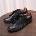 Men's Premium Seamless Patina Leather Sneakers