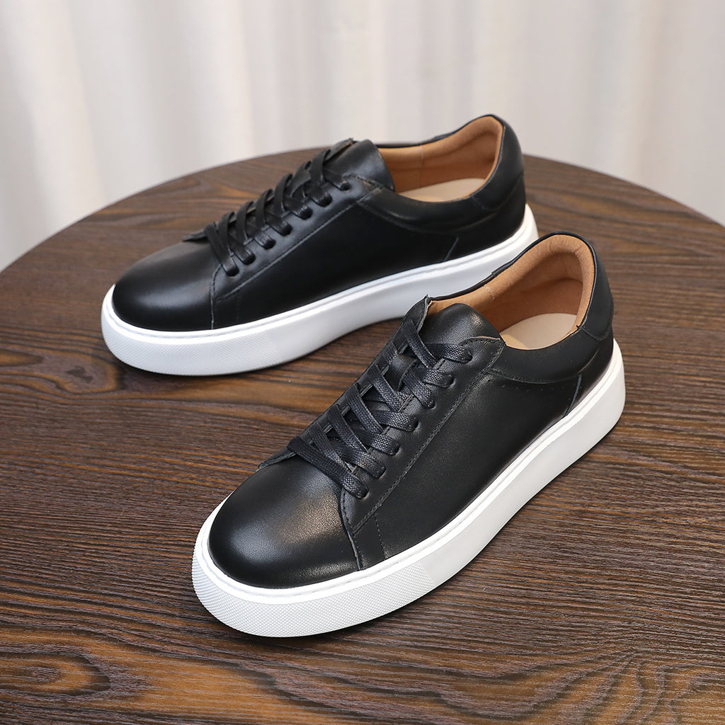 Men's Premium Chunky Platform Leather Sneakers