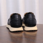 Men's Premium Retro Runner Leather Casual Sneakers
