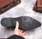 Boot outsole with patterned tread texture and size marking 40