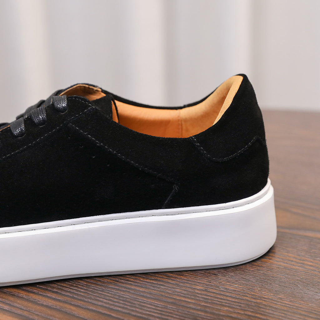 Men's Premium Suede Low-Top Casual Sneakers