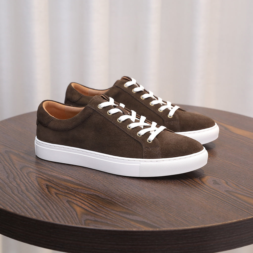 Men's Premium Suede Classic Low-Top Sneakers