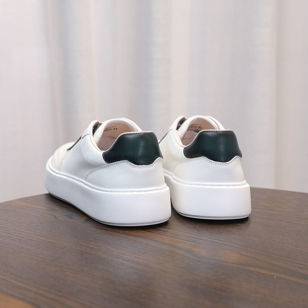 Men's Premium Retro GAT Colorblock Leather Sneakers