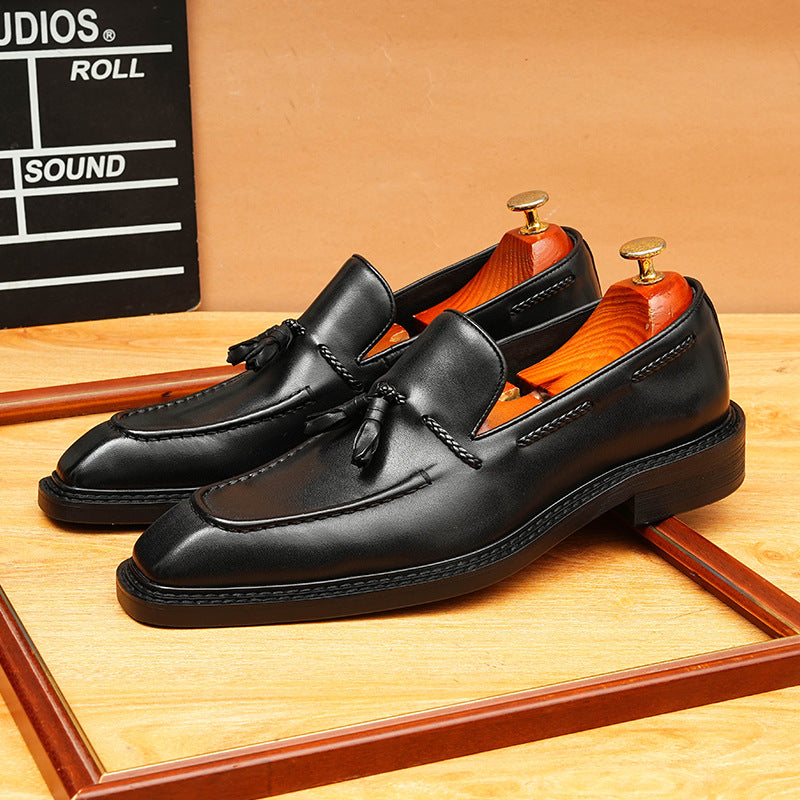 Men's Classic Tassel Slip-On Leather Loafers