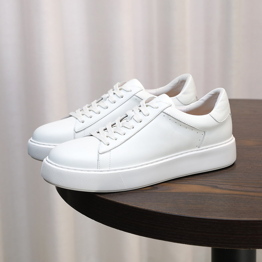 Men's Premium Chunky Platform Leather Sneakers