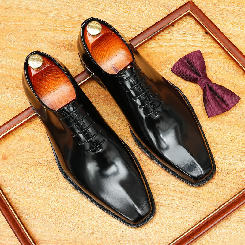 bomeishoes Fashion mens leather smart Oxford dress shoes