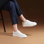 Men's Premium Gradient Burnished Leather Sneakers