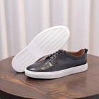 Men's Premium Wingtip Brogue Leather Dress Sneakers