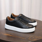Men's Premium Gradient Burnished Leather Sneakers