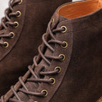 Lace-to-Toe Suede Lug Sole Boots for Men