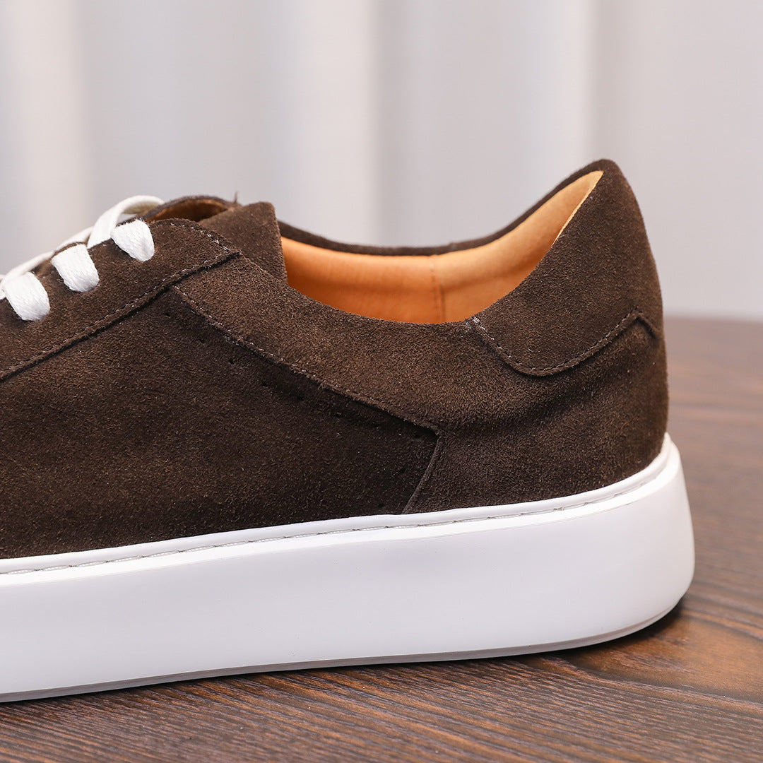 Men's Premium Suede Low-Top Casual Sneakers
