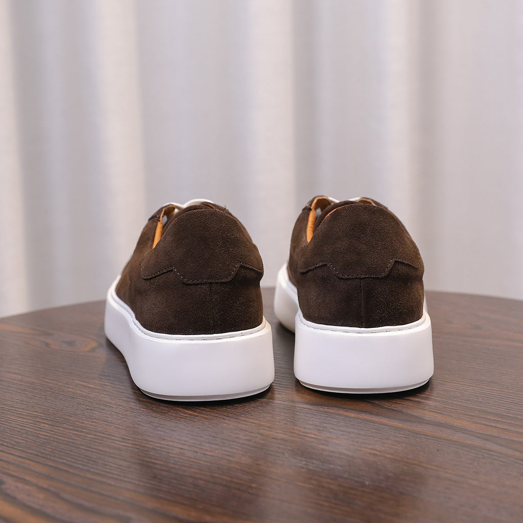 Men's Premium Suede Low-Top Casual Sneakers