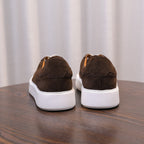 Men's Premium Suede Low-Top Casual Sneakers