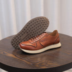 Men's Premium Retro Runner Leather Casual Sneakers