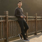 Men's Premium Minimalist Patina Leather Casual Sneakers