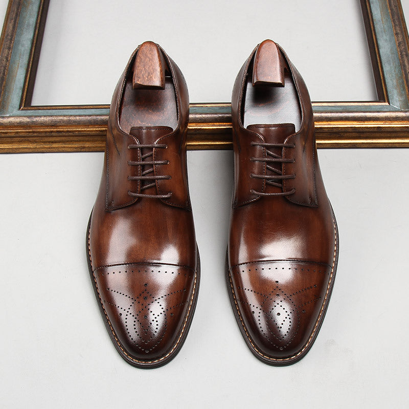 Derby dress shoes