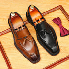 Men's Classic Tassel Slip-On Leather Loafers