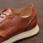 Men's Premium Retro Runner Leather Casual Sneakers