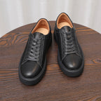 Men's Premium Gradient Burnished Leather Sneakers