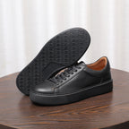 Men's Premium Gradient Burnished Leather Sneakers