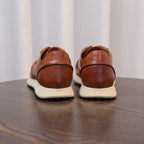 Men's Premium Retro Runner Leather Casual Sneakers