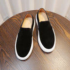 Men's Premium Pebbled Leather Slip-On Loafers