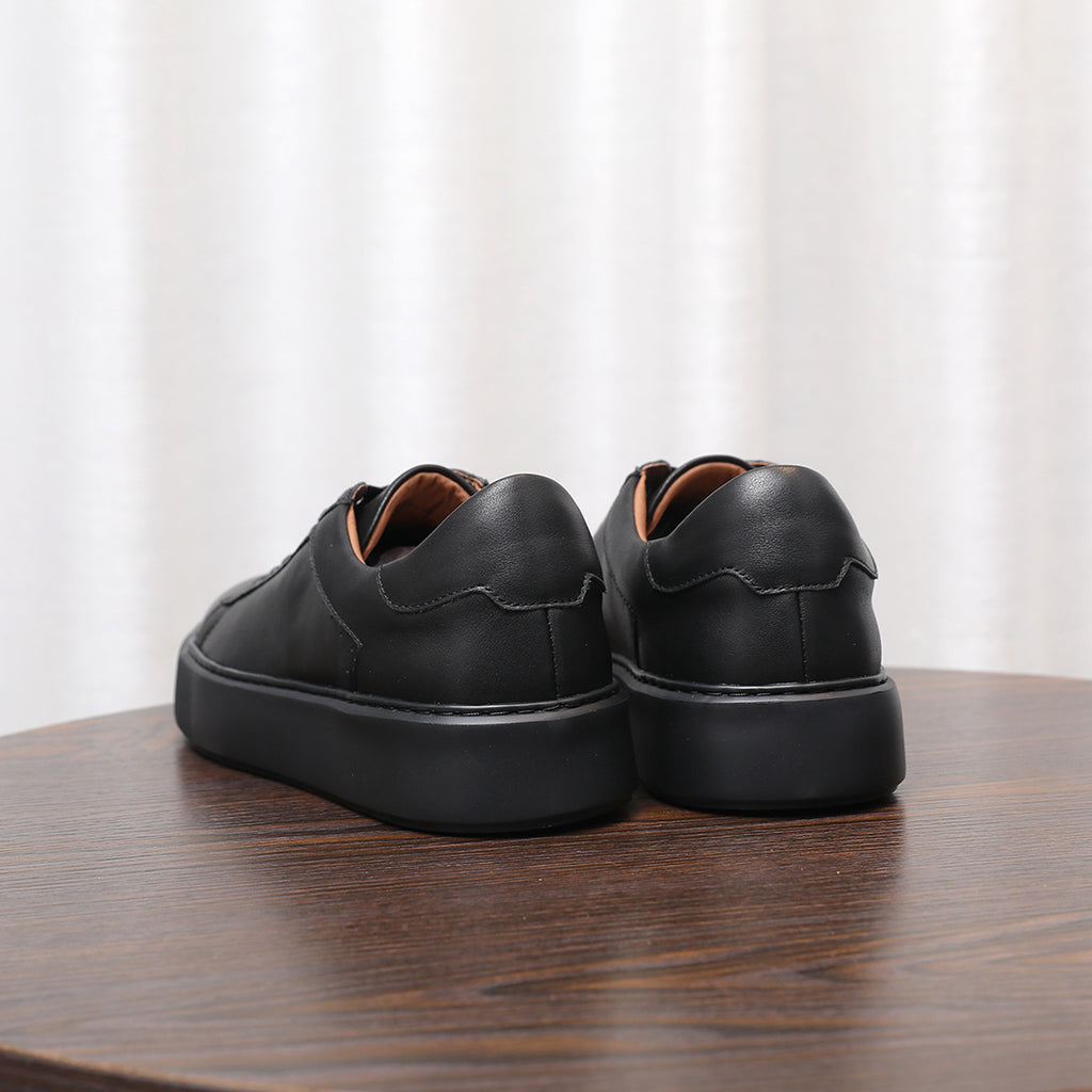 Men's Premium Gradient Burnished Leather Sneakers