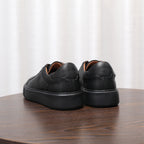 Men's Premium Gradient Burnished Leather Sneakers
