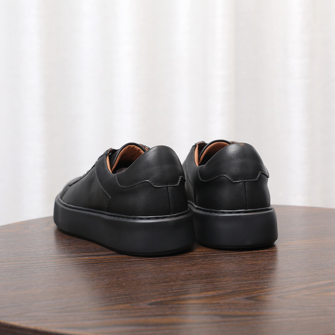 Men's Premium Gradient Burnished Leather Sneakers