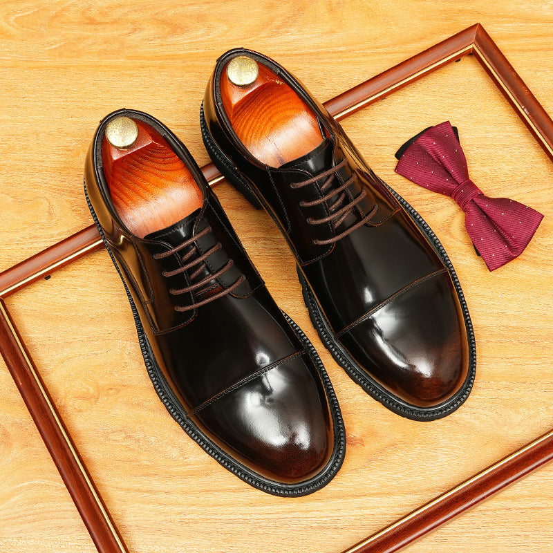 bomeishoes smart casual dress shoes Lace-up Oxford shoes