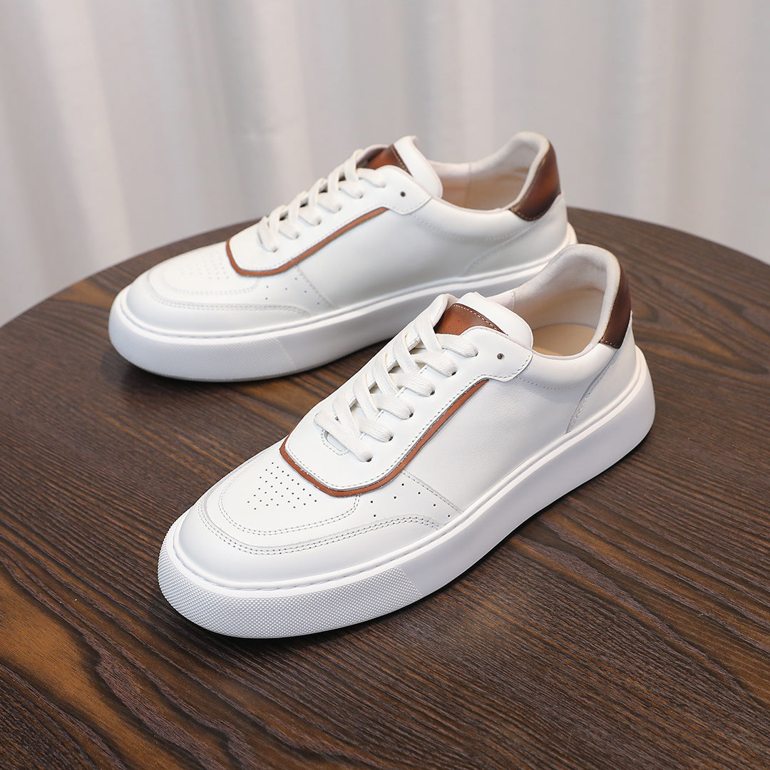 Men's Premium Retro GAT Colorblock Leather Sneakers