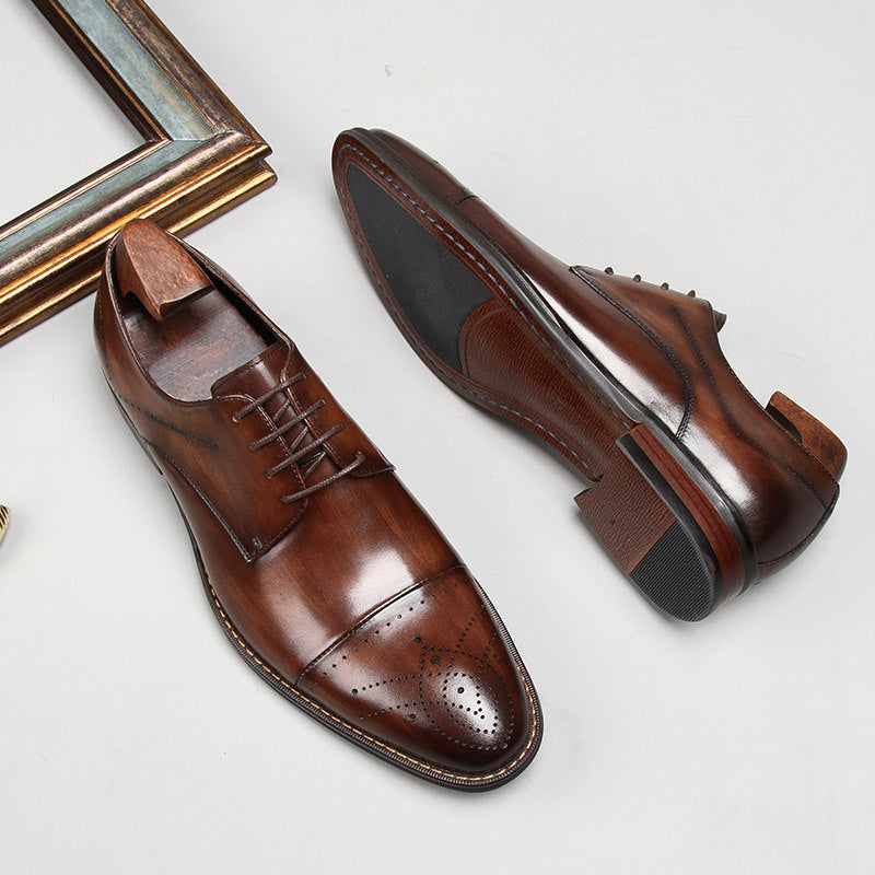 Derby dress shoes