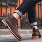 Plain Toe Suede Chukka Boots for Men