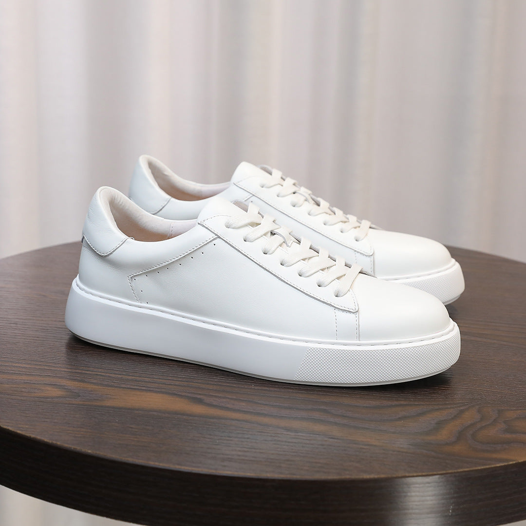 Men's Premium Chunky Platform Leather Sneakers