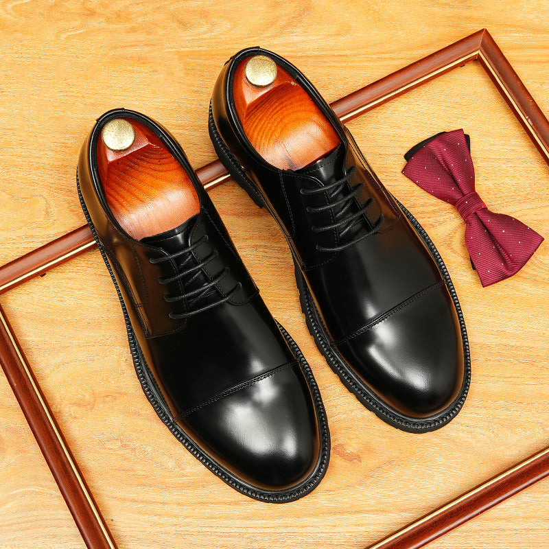 bomeishoes smart casual dress shoes Lace-up Oxford shoes