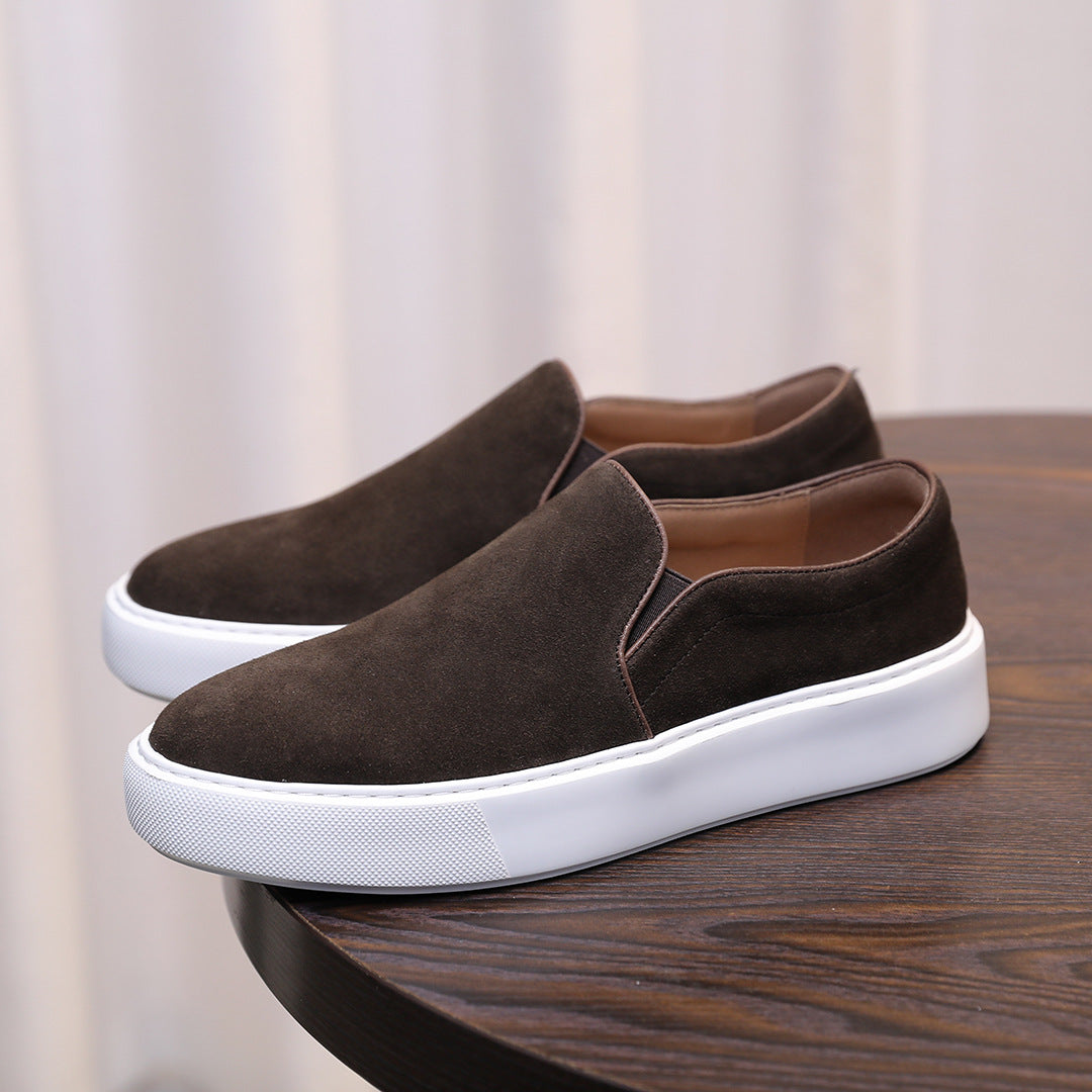 Men's Premium Suede Slip-On Loafer Sneakers