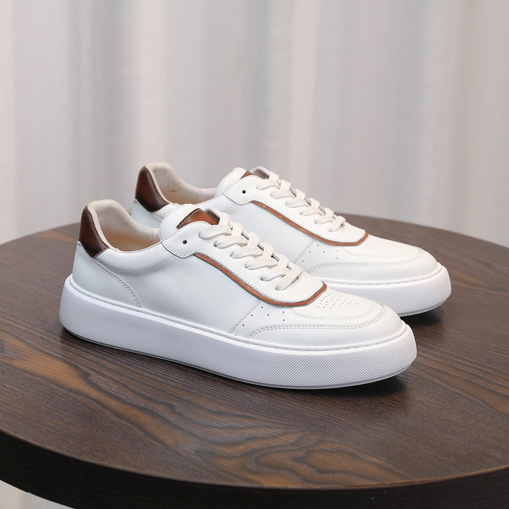 Men's Premium Retro GAT Colorblock Leather Sneakers