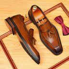 Men's Classic Tassel Slip-On Leather Loafers